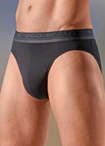 uncover fr&aring;n Schiesser, tre-pack trosor med res&aring;r i midjan 