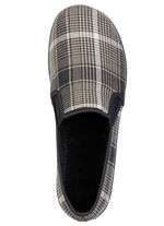 Klassiska herrtofflor med resårband BEIGE