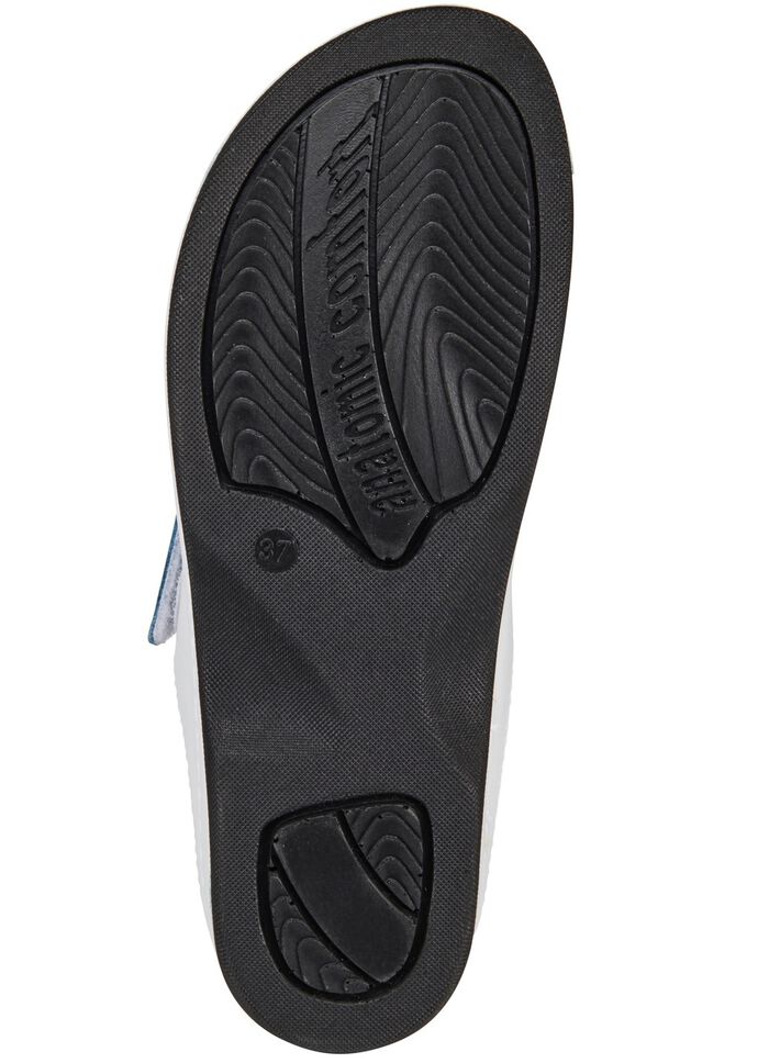 ELENA EDEN mulor med kontrasterande inl&auml;gg VIT