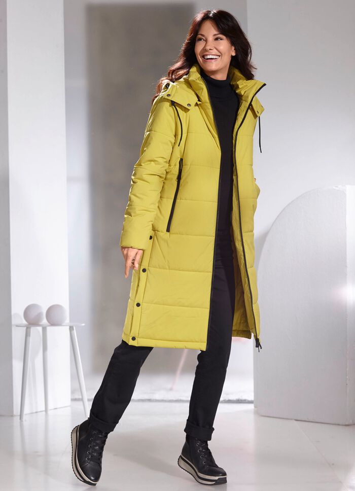 Jacka med avtagbar huva 