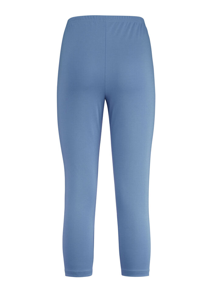 Capri leggings SVART-VITT