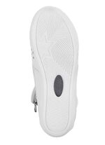 Andrea Conti bootie gjord av luftigt perforerat nappal&auml;der VIT