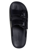 SKECHERS syntetiska mulor SCHWARZ