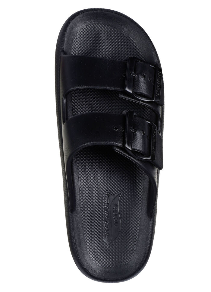 SKECHERS syntetiska mulor SCHWARZ