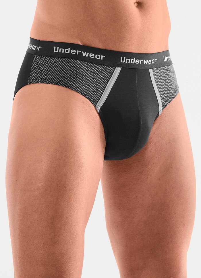 Trepack trosor med tryckta inl&auml;gg 