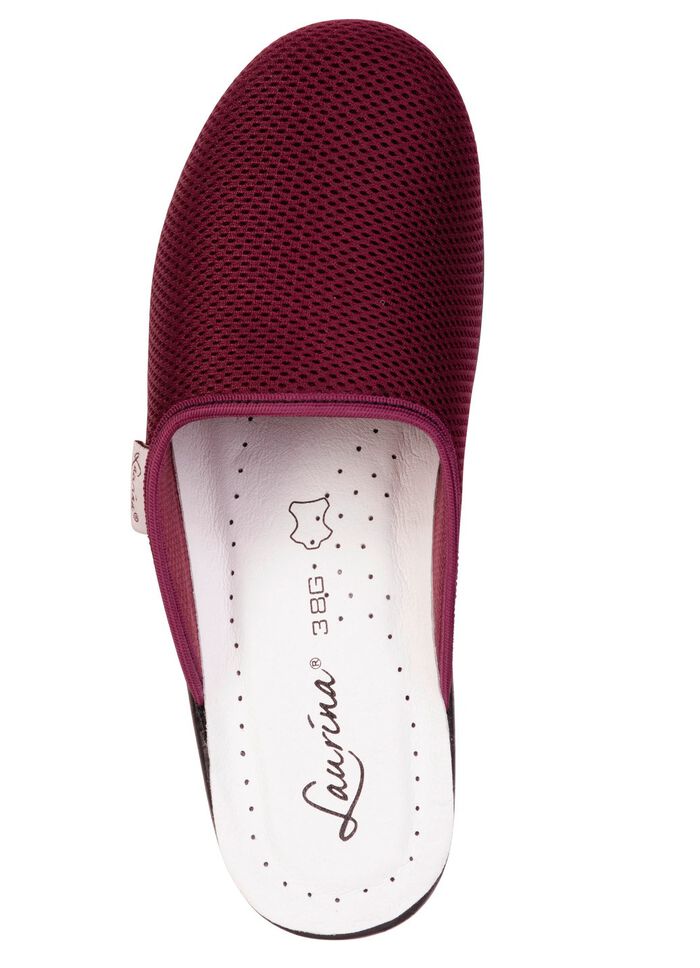 Laurina, tv&aring;pack, klassiska damtofflor, bredd G, tillverkade av meshmaterial 