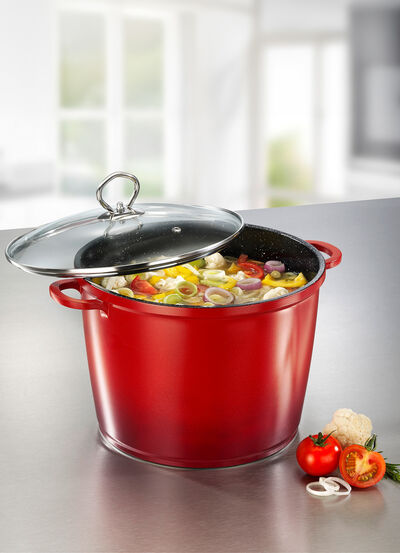 "KING" kastrull i gjuten aluminium med keramisk non-stick beläggning 