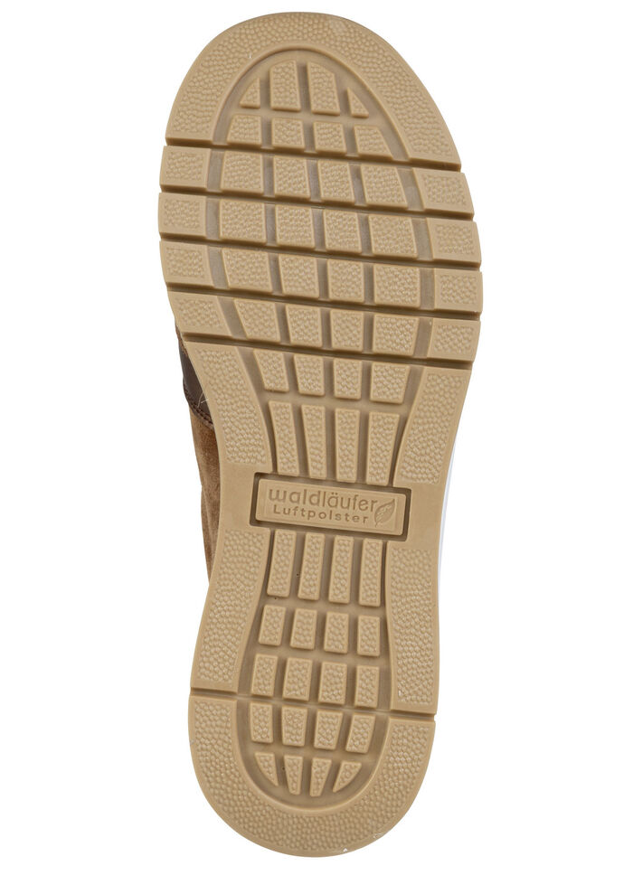 Waldläufer, bekväma damstövlar, bredd H, med avtagbar fotbädd COGNAC