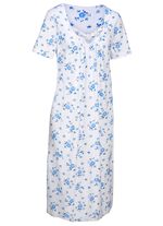 Tv&aring; paket nattlinnen med rund hals och all-over design 