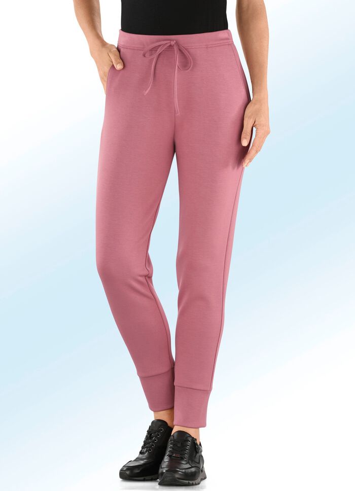 Jerseybyxor i joggingbyxstil som passar i stan 