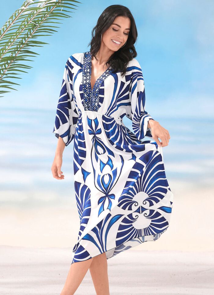 Laurina kl&auml;nning med briljant f&auml;rgad design 