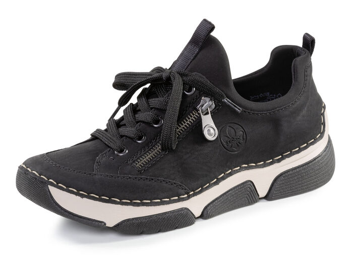Rieker sneakers gjorda av skuggad syntet och textil, 