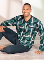 V-ringad pyjamas med br&ouml;stficka 