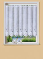 Broderad kort persienn med b&ouml;jd finish 