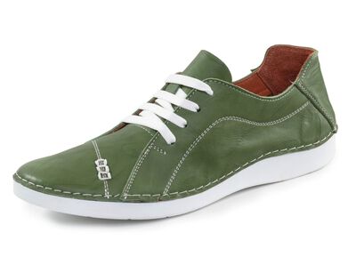 ELENA EDEN sn&ouml;rsko med skrynklig struktur och dekorativa s&ouml;mmar 