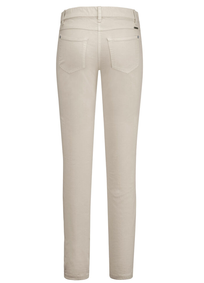 Byxor i bekväm pull-on-stil BEIGE