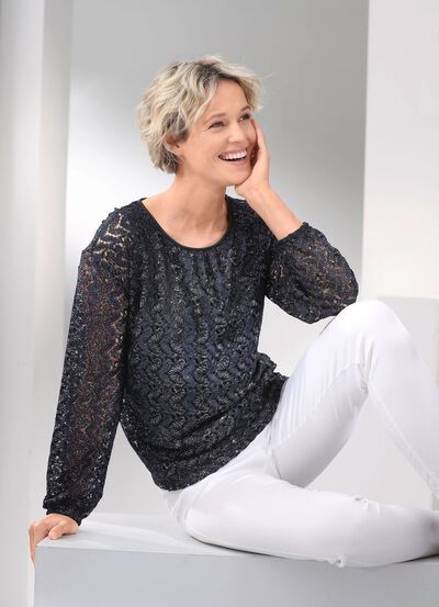 Tunika med integrerad topp 