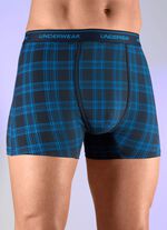 Trepack byxor med rutigt m&ouml;nster 