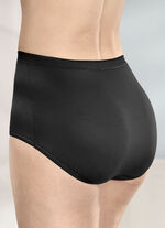 Brio Lingerie fempack trosor med resår i muddarna 3X BORDEAUX, 2X SCHWARZ