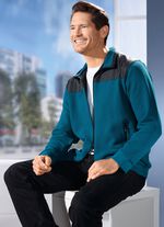 Sweatjacka med sidfickor 