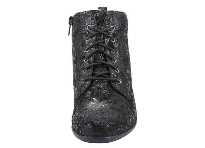 Waldl&auml;ufer - ankelk&auml;nga med sn&ouml;rning och blommig pr&auml;gling SVART