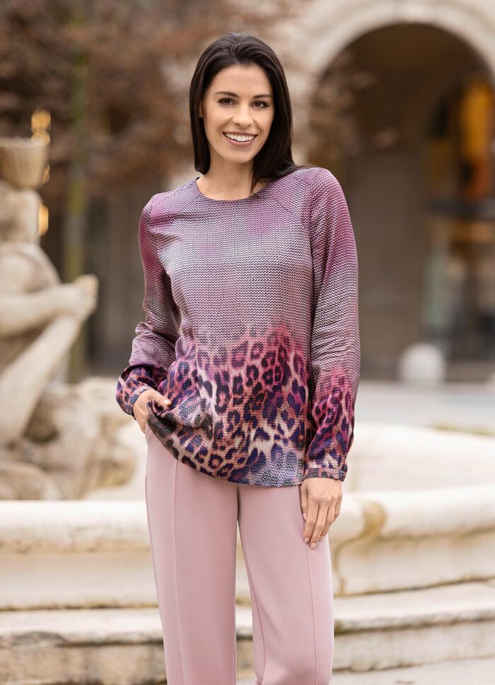 Tunika med leopardm&ouml;nster 