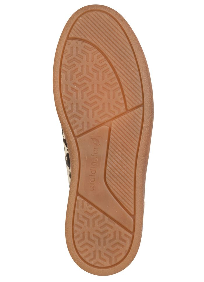 Waldl&auml;ufer, moderiktiga damsneakers, bredd H, med uttagbar fotb&auml;dd BRAUN