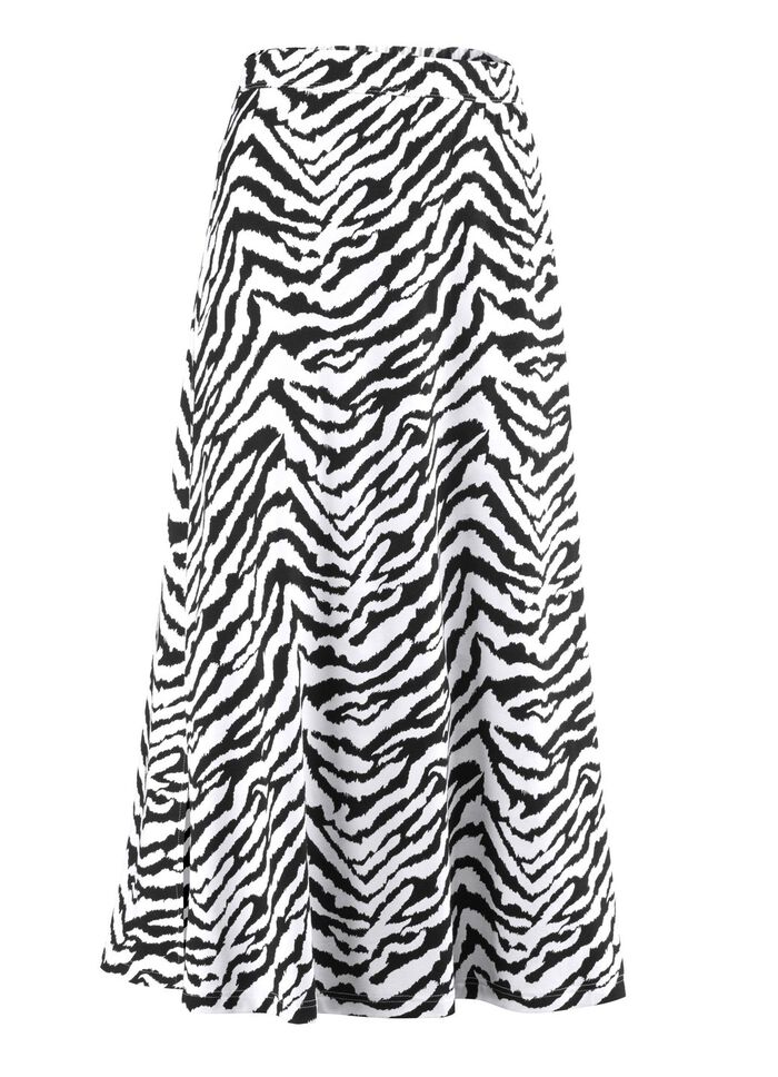 Kjol med en intressant omlottlook 