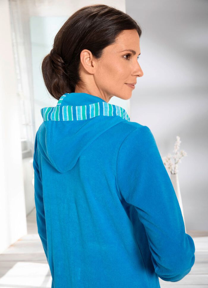 Hemmakl&auml;nning med huva TURKOS