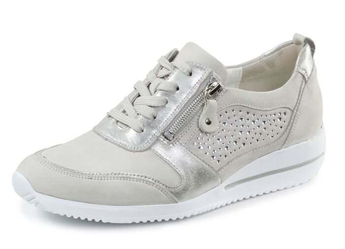 Ranger sneakers dekorerade med strass PASTELLGR&Aring;