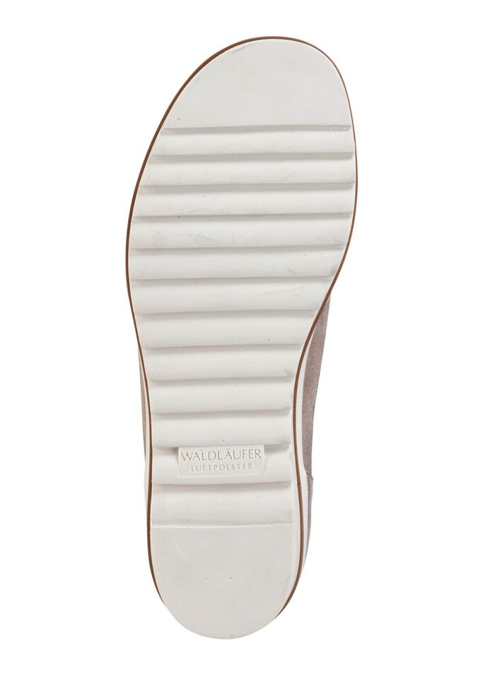 Ranger-sandal med avtagbar l&auml;derfotb&auml;dd ANTIKGULD