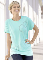 Skjorta med neds&auml;nkta axlar 