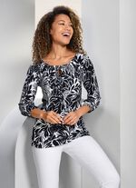 Skjorttunika med raglan&auml;rmar 