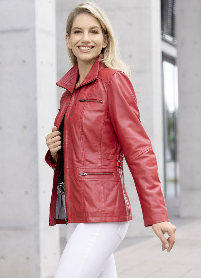 Kort skinnjacka fr&aring;n &ldquo;Caminari&rdquo; 