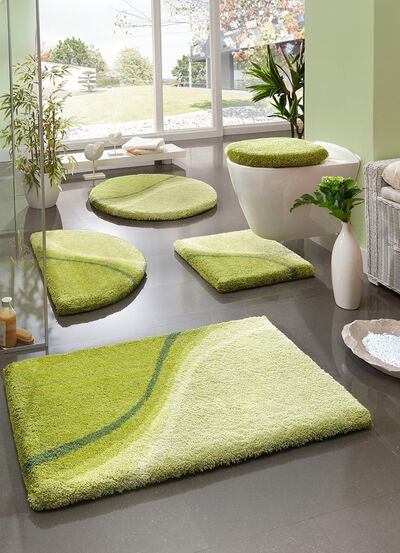 Badrumsset med halkfri latexbaksida 