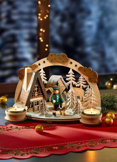 V&auml;rmeljush&aring;llare i tr&auml; 