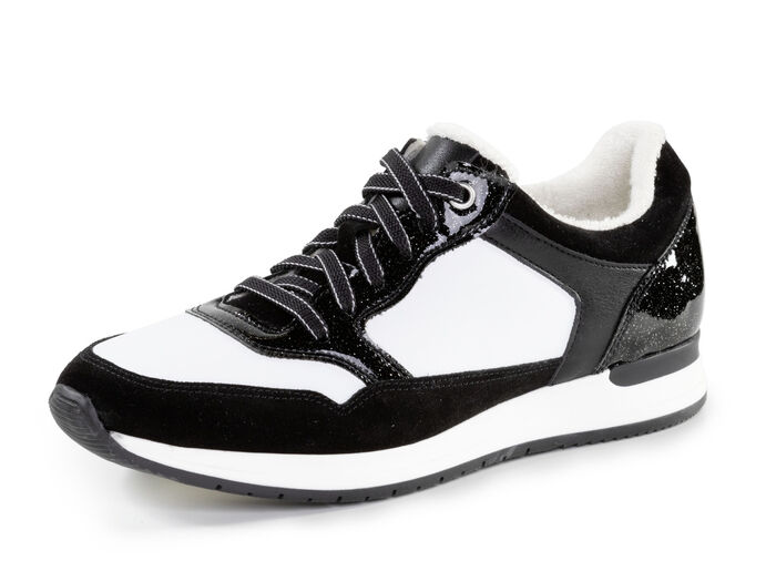 ELENA EDEN sneakers i nappa och mocka, 