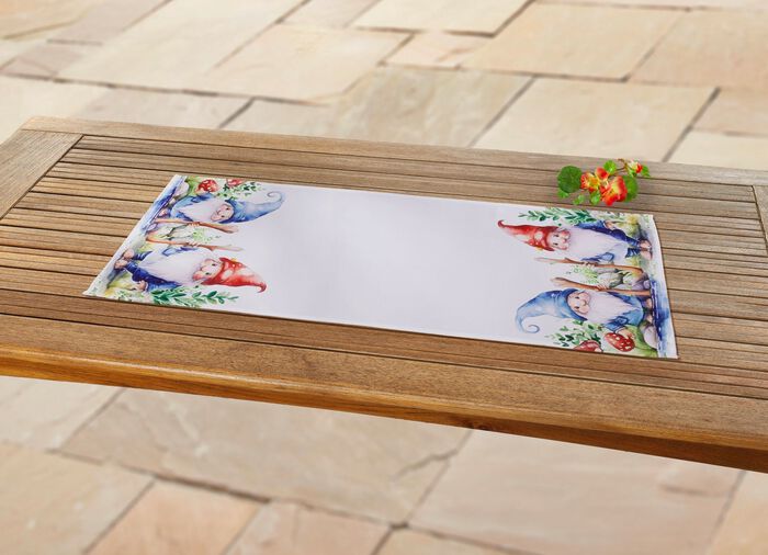 F&auml;rgglada bord- och rumsdekorationer 