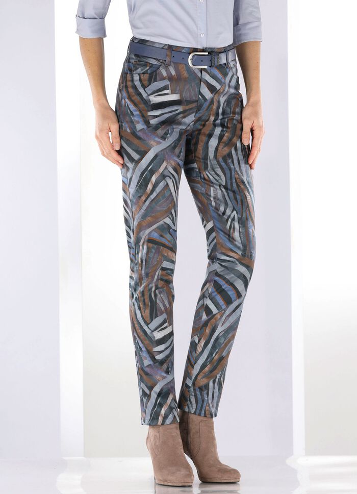 Byxor med res&aring;rinf&auml;llningar bak 