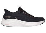 SKECHERS, snygga damsneakers, med gjuten slip-in-h&auml;lplatta SCHWARZ