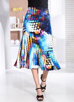 Panelkjol i flerf&auml;rgad 