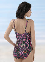 Baddräkt från Schwab Sun Select med justerbara dubbla axelband, utan inlägg, släpper igenom solljus 