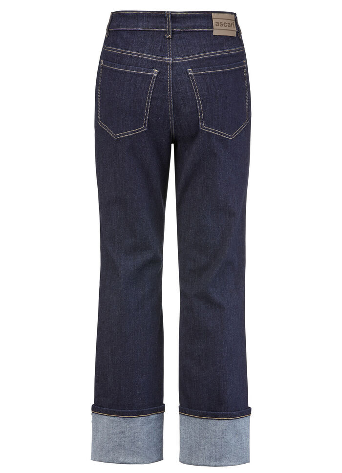 Magiska jeans med upprullade manschetter, 
