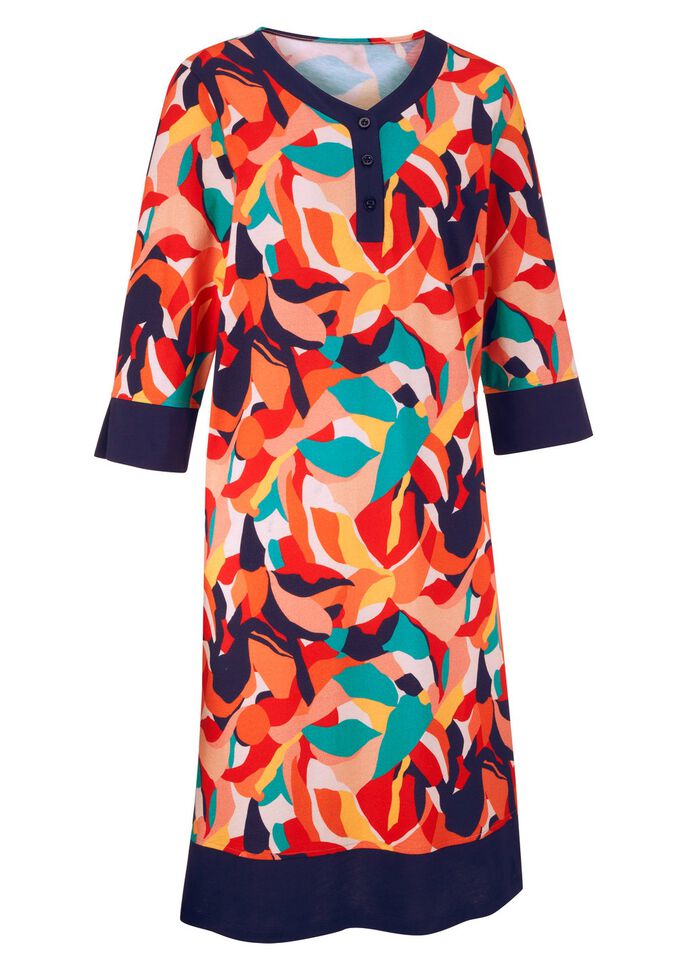 Nattlinne, kortare modell och 3/4-&auml;rmar 