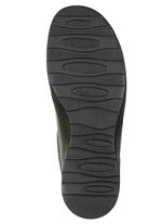 ELENA EDEN, bekv&auml;ma damtofflor, bredd K, med uttagbar fotb&auml;dd SCHWARZ