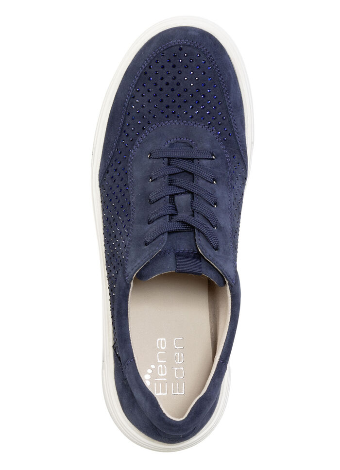 ELENA EDEN Sneakers i fin mocka, 