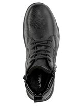 Waldl&auml;ufer, bekv&auml;ma damst&ouml;vlar, vinterskor, bredd H, tillverkade av hjortskinn 