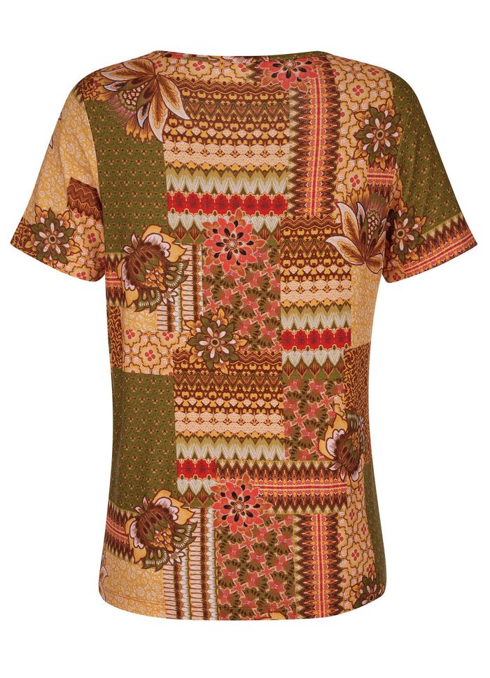 Skjorta med patchad look 