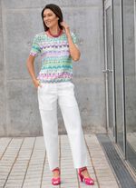 Byxor med stora sidfickor 