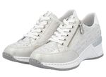 Rieker sneakers med sn&ouml;rning av tryckt syntetmaterial 